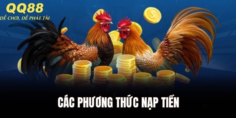 Các phương thức nạp tiền