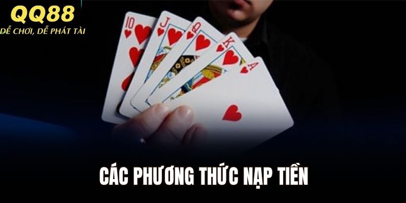 Các phương thức nạp tiền