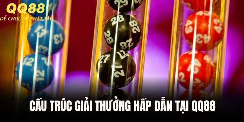 Cấu trúc giải thưởng hấp dẫn tại QQ88