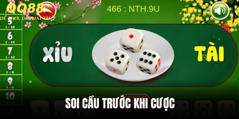 Soi cầu trước khi cược